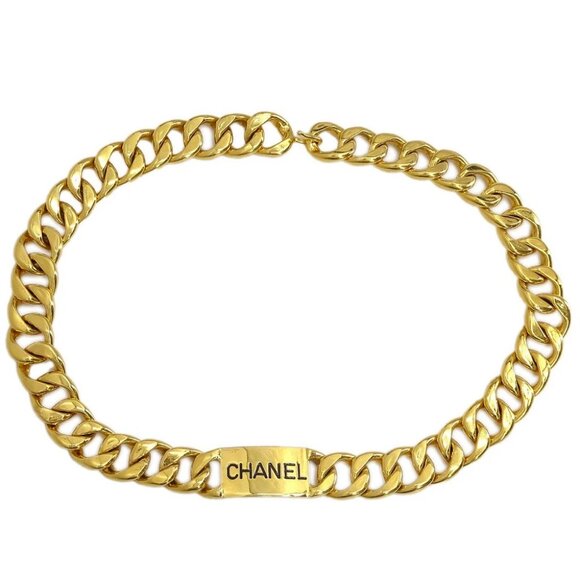 Chanel Gold Chain Belt Small Good - Picture 1 of 4